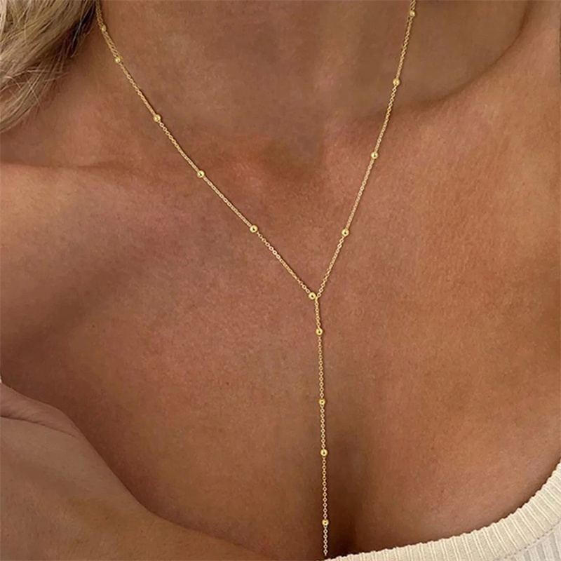 Birth Flower Necklace - Vintage gouden kleur lange kettingen met