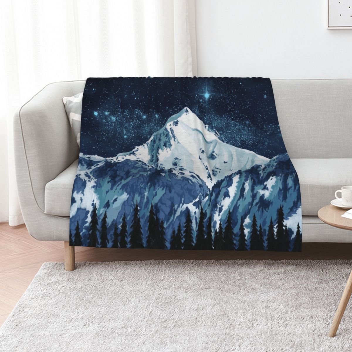 Custom Night Sky - Alaska Night Sky 1: een zachte,